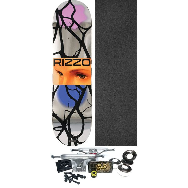 Quasi Skateboards Dick Rizzo Tearz Skateboard Deck - 8.37" x 31.75" - Complete Skateboard Bundle